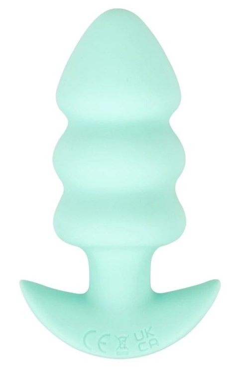 Cuties Mini Zielony Plug Wibracyjny - 7 Trybow, Silikonowy, 8,3 cm