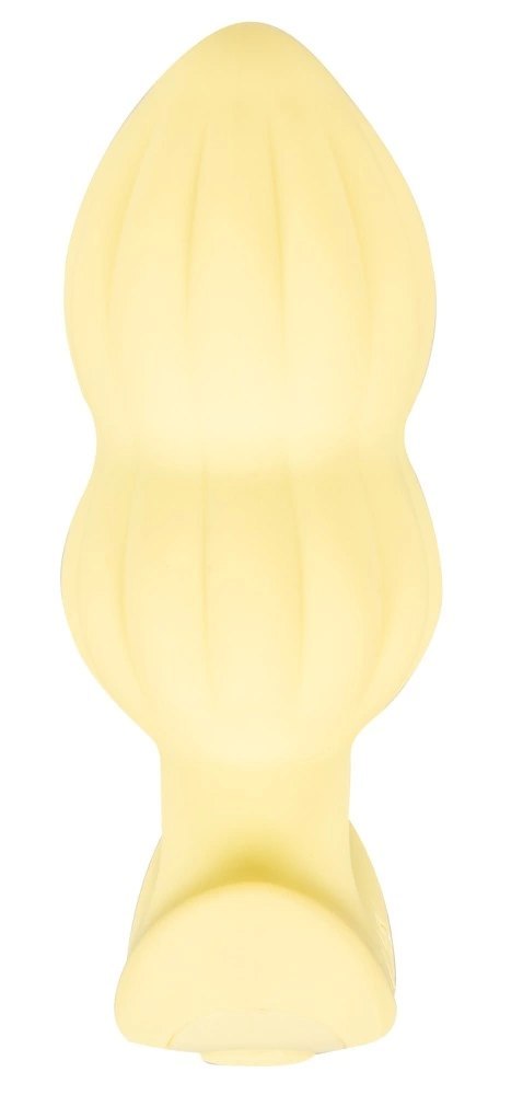 Cuties Wibrująca Zatyczka Anatomiczna Żołta 7 Trybow Silikon 8cm