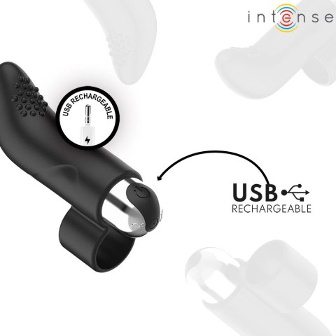 Intense Damiano naparstek wibrujący 7 trybow USB silikonowy
