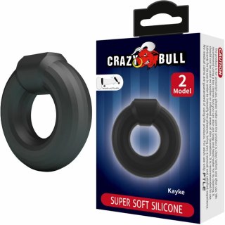 Crazy Bull Kayke Model 2 - silikonowy pierścień intymny, regulowany