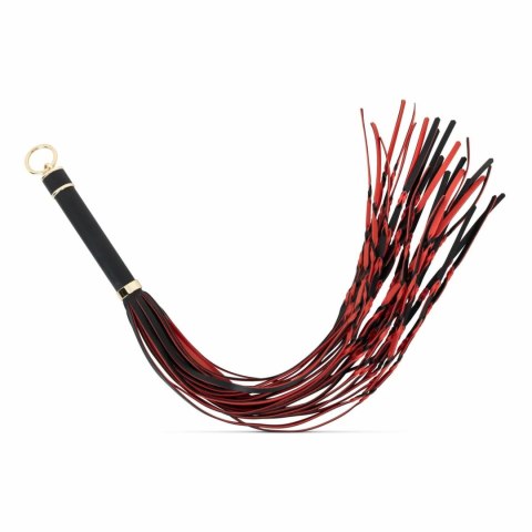 Fetish Collection Flogger 64 cm czerwono-czarny z rączką PU