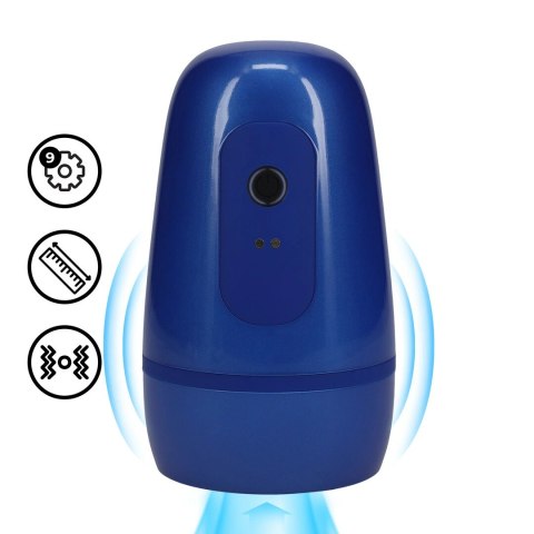 Pulsar Vibrobator Metallic Blue - System ssąco-wibracyjny, anatomiczny
