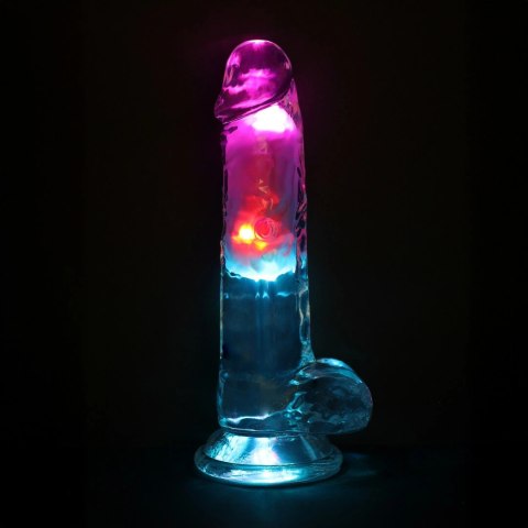 RealRock LED Wibrujący Model Prostoliniowy z Kulami 18 cm Transparentny