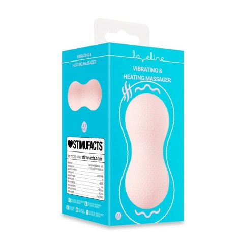 Loveline F1 Massager z Funkcją Wibracji i Podgrzewania Rożowy