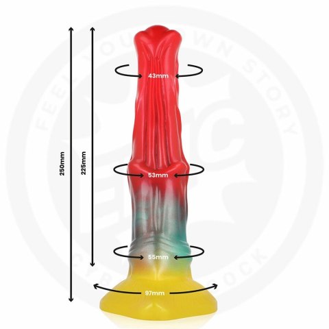 EPIC AETHON połyskujący model silikonowy 25 cm - elegancki design