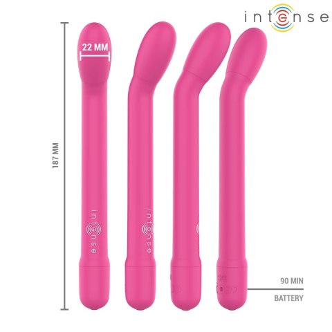 Intense Fun G-Spot Vibe Model Rożowy USB 19 cm 10 Trybow