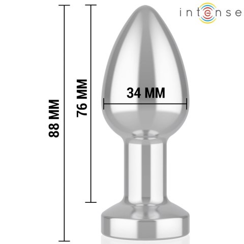 Intense Metalowy Korek Wibracyjny M 10 Trybow Pilot Bezprzewodowy