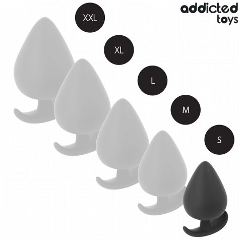 Addicted Toys Plug silikonowy S 5,3 cm ergonomiczny anatomiczny