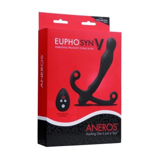 Aneros Eupho Syn V Czarny - Model wibrujący z pilotem, silikon