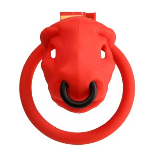 Bull System zabezpieczający Jaula Chastity Cage czerwona XL