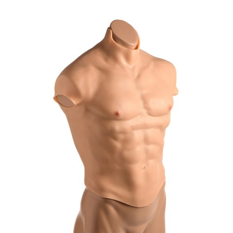 Ripped Silikonowy Tors Męski Koszulka Modelująca Mały Rozmiar