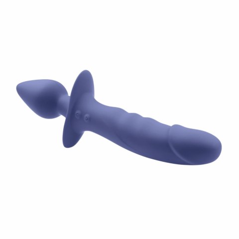 Gender X Dual Defender silikonowy wibrator dwustronny 26 cm z pilotem