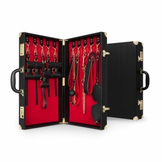 Bedroom Fantasies Zestaw Bondage 11 elementow PU Leather w walizce