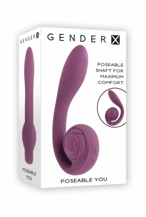Evolved Poseable You silikonowa maszyna intymna z dwoma silnikami USB
