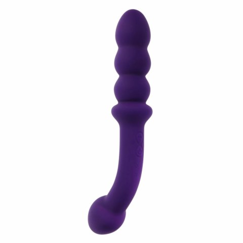 Evolved The Seeker dwustronny model wibrujący silikon fioletowy