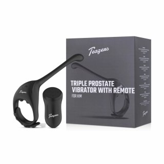 Teazers Triple Prostate Model z Pilotem - Regulowany System Wibracji