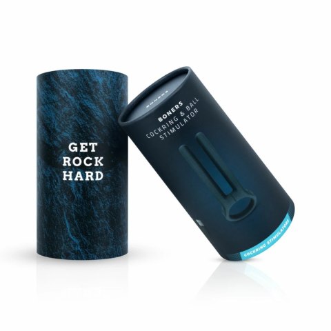 Boners Pierścień Wibrujący i Stymulator Intymny Niebieski USB