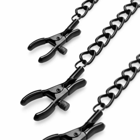 EasyToys Zestaw Czarnych Klipsow Anatomicznych z Regulacją