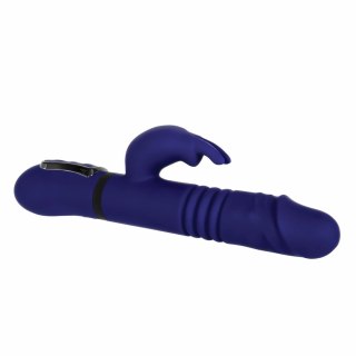 Evolved All in One Rabbit - wielofunkcyjny masażer Royal Blue, wodoodporny