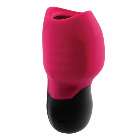 Evolved Body Kisses model wielofunkcyjny czerwono-czarny silikonowy