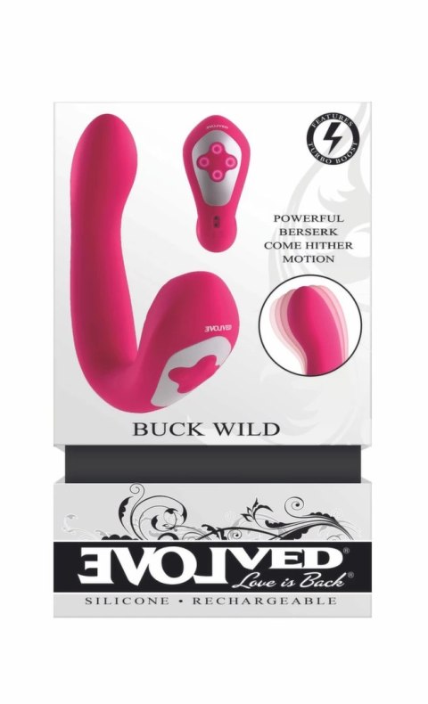 Evolved Buck Wild Rożowy Podwojny Wibrator Z Funkcją Turbo