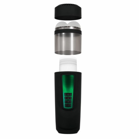 Evolved Message in a Bottle Black - Automatyczna maszyna intymna TPE