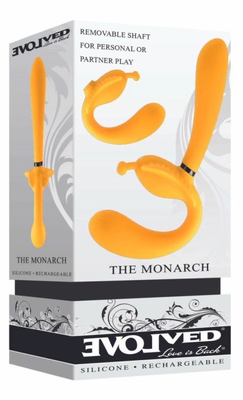 Evolved The Monarch Bezpaskowy Wibrator Intymny 3 Silniki Żołty
