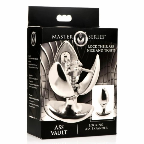 Master Series Vault Expander stalowy z systemem blokady, srebrny