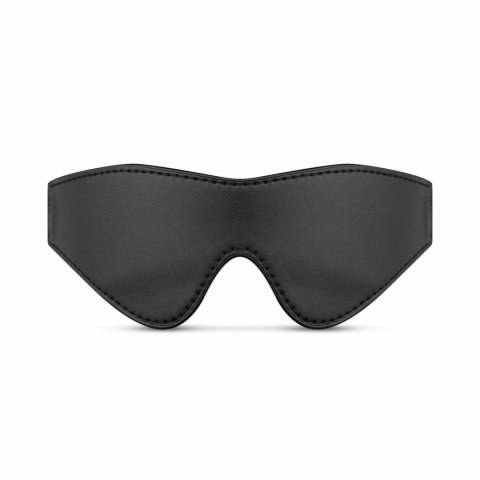 Ouch! Black Classic Mask - Opaska na Oczy z Ekoskory, Regulowana