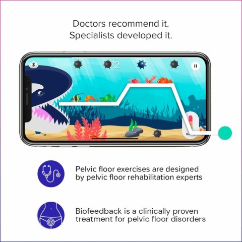 Perifit Care+ Dynamic Ćwiczenia Mięśni Kegla Bluetooth Lilac