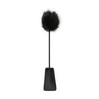 TeaseMe Duo Tickler & Whip Black 2w1 - piorka i bat do masażu 39 cm