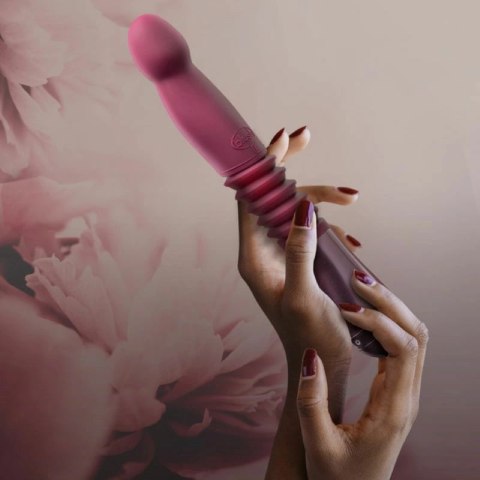 Temptasia Trixie Wine Red - Model z Funkcją Ruchu i Silikonem Puria™
