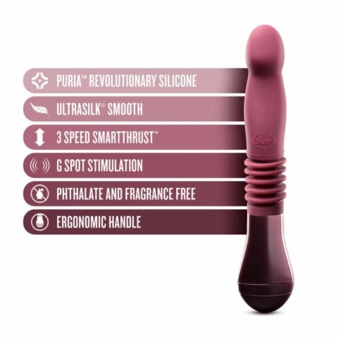 Temptasia Trixie Wine Red - Model z Funkcją Ruchu i Silikonem Puria™
