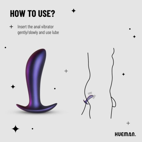 Hueman Uranus Wibrująca Sonda Anatomiczna z Pilotem, 10 Trybow