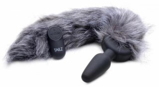 XR Brands Fox Tail Plug wibracyjny silikonowy model z pilotem 21 cm