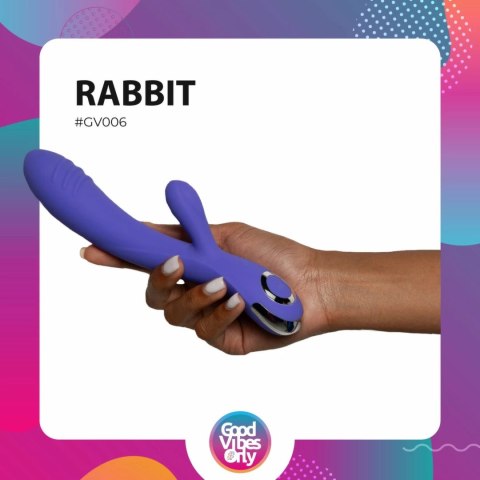 Fane Wibrator Intymny Rabbit z 10 Trybami i Podświetleniem LED, Rożowy