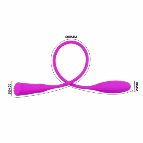 Pretty Love Snaky Vibe II dwustronny model elastyczny 7 trybow USB
