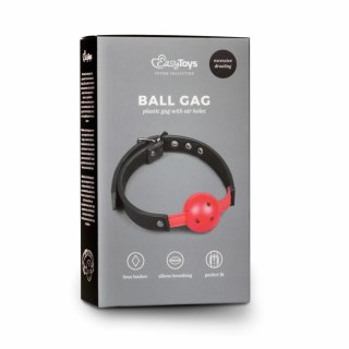 EasyToys Model Red - Regulowany pasek z kulą PVC, kolor czerwony
