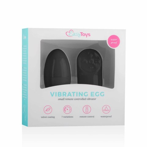EasyToys Model RC Egg - Czarny, Sterowany Pilotem, 10 Trybow