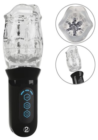 Stroker Rotating Clear - Automatyczna maszyna intymna z obrotowym systemem 360°