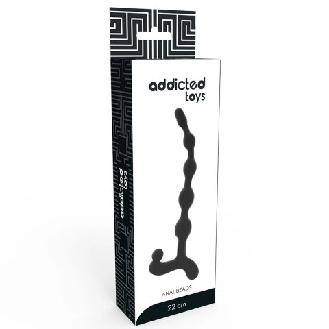 Addicted Toys kulki treningowe anatomiczne 22 cm czarne TPR
