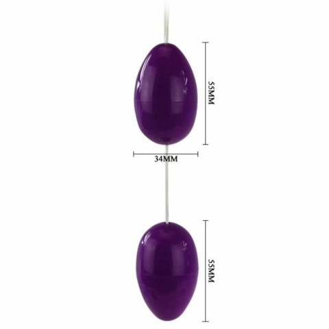 Baile Twin Balls Rożowe - Model z Wytrzymałym Sznurem, ABS