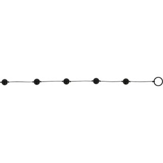 OHMAMA Mini kulki treningowe czarne, ABS, 2,3 cm, 57 cm