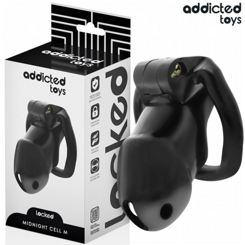 Addicted Toys Locked Midnight Cell system zabezpieczający M 4,2 cm