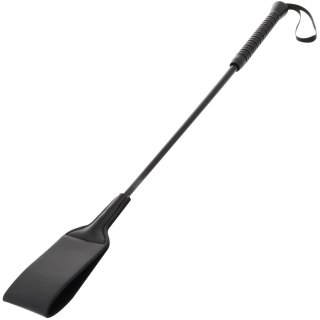 Darkness Fetish Czarny szeroki bat 53 cm z miękkim PCV