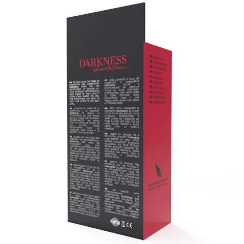 Darkness Mask Czarna Spandex - Anatomiczna Maska z Otworem na Usta