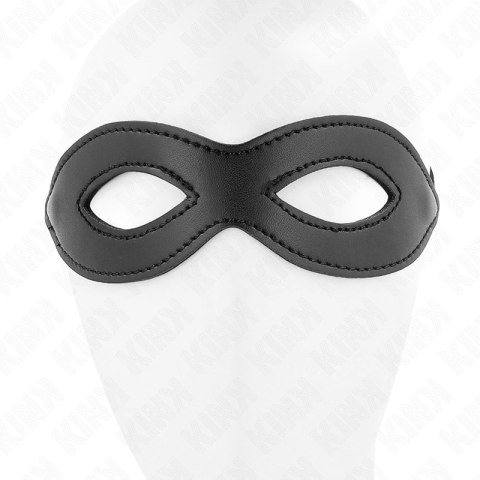 KINK Maska na Oczy z Mini Nitami Model 2 Czarna 20,5x5,5 cm
