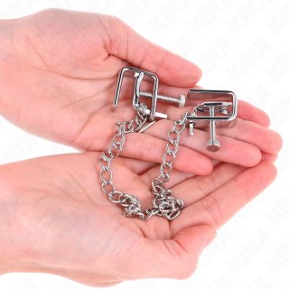 KINK Zaciski Imadła Łańcuchowe 30cm - Model Metalowy z Regulacją