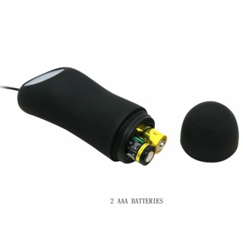 Pretty Love Plug Wibracyjny 12 Trybow Czarny Silikonowy Pilot