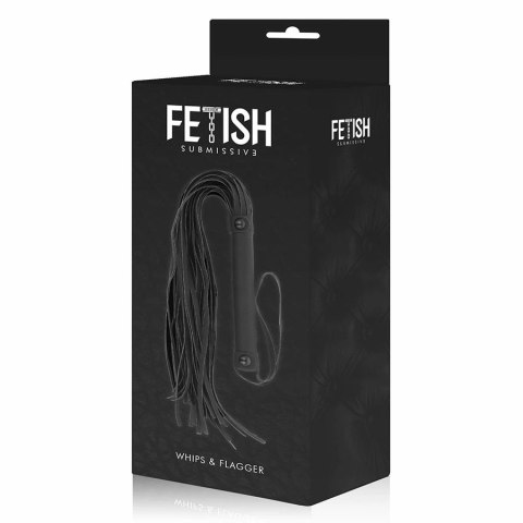 Fetish Submissive Bat Skorzany Wegański 28cm Czarny